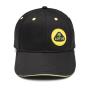 View Mens Cap - Black  Full-Sized Product Image